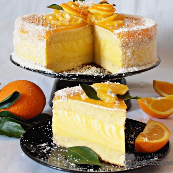 Tort Fantezie cu portocale